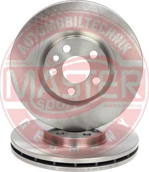 MASTER-SPORT GERMANY 24012801361-SET-MS - Тормозной диск autospares.lv