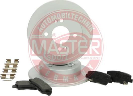 MASTER-SPORT GERMANY 201003940 - Дисковый тормозной механизм, комплект autospares.lv