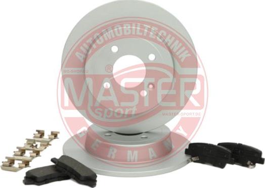 MASTER-SPORT GERMANY 201003980 - Дисковый тормозной механизм, комплект autospares.lv