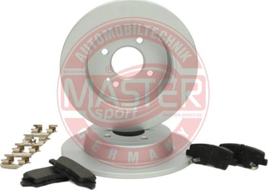 MASTER-SPORT GERMANY 201003980 - Дисковый тормозной механизм, комплект autospares.lv