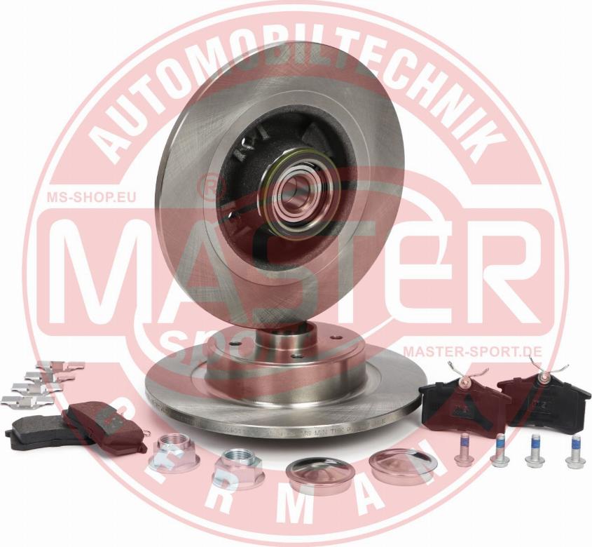 MASTER-SPORT GERMANY 201101480 - Дисковый тормозной механизм, комплект autospares.lv