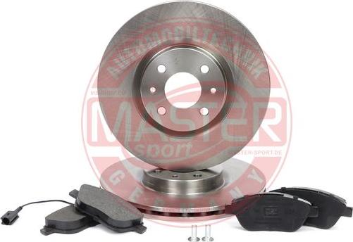 MASTER-SPORT GERMANY 202201070 - Дисковый тормозной механизм, комплект autospares.lv