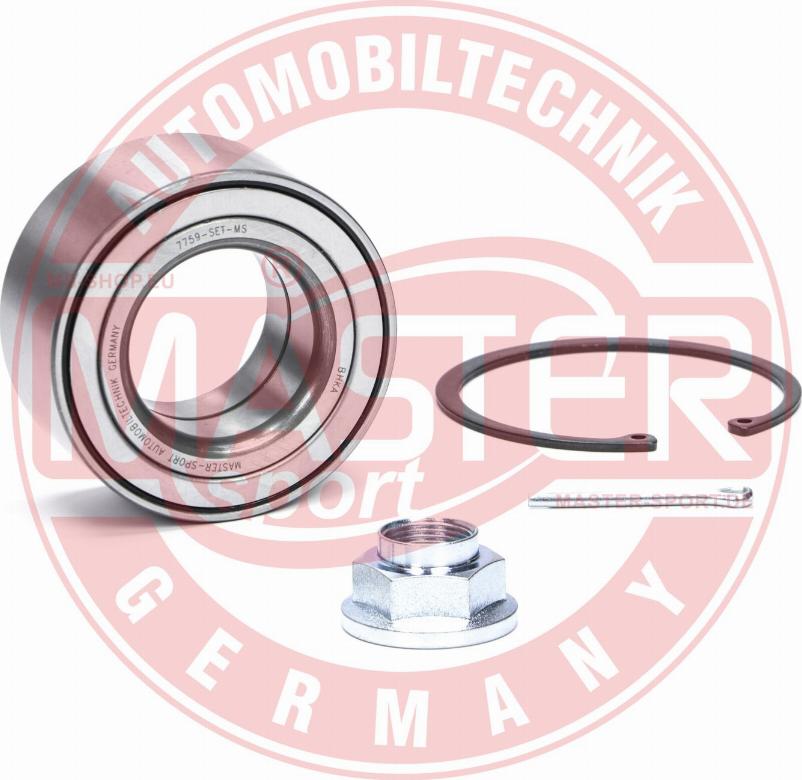 MASTER-SPORT GERMANY 7759-SET-MS - Подшипник ступицы колеса, комплект autospares.lv