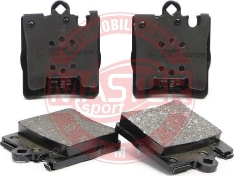 MASTER-SPORT GERMANY K6040652 - Тормозные колодки, дисковые, комплект autospares.lv