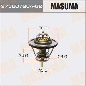 MASUMA 97300790A82 - Термостат охлаждающей жидкости / корпус autospares.lv