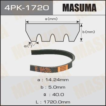 MASUMA 4PK-1720 - Поликлиновой ремень autospares.lv