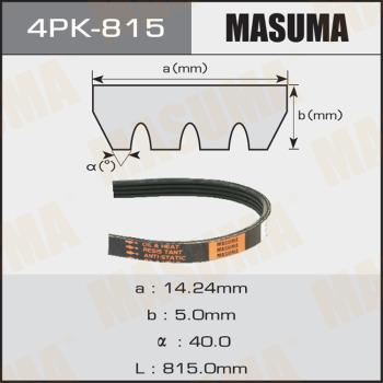 MASUMA 4PK815 - Поликлиновой ремень autospares.lv