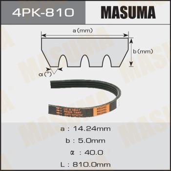 MASUMA 4PK-810 - Поликлиновой ремень autospares.lv