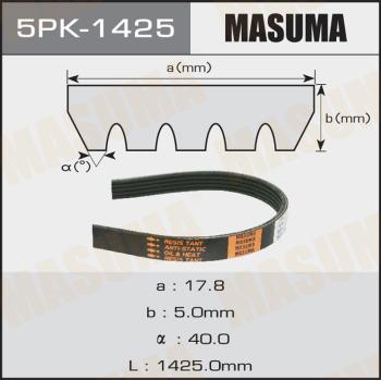 MASUMA 5PK-1425 - Поликлиновой ремень autospares.lv