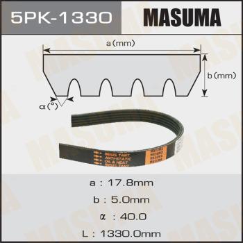 MASUMA 5PK-1330 - Поликлиновой ремень autospares.lv