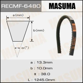 MASUMA 6480 - Поликлиновой ремень autospares.lv