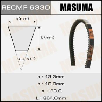MASUMA 6330 - Поликлиновой ремень autospares.lv