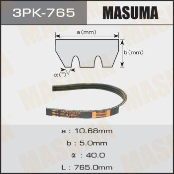 MASUMA 3PK765 - Поликлиновой ремень autospares.lv