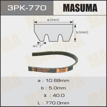 MASUMA 3PK770 - Поликлиновой ремень autospares.lv