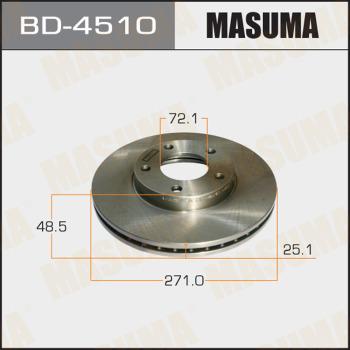 MASUMA BD-4510 - Тормозной диск autospares.lv