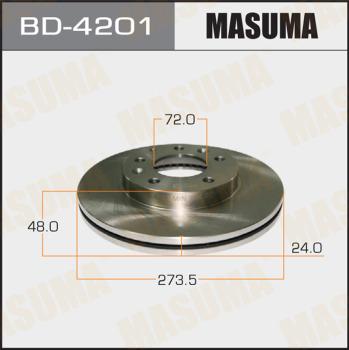 MASUMA BD-4201 - Тормозной диск autospares.lv