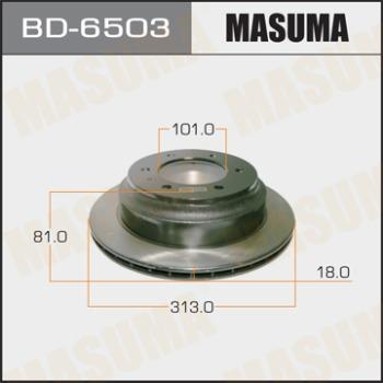 MASUMA BD-6503 - Тормозной диск autospares.lv