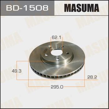 MASUMA BD-1508 - Тормозной диск autospares.lv