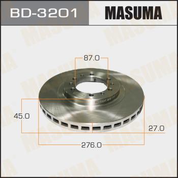 MASUMA BD-3201 - Тормозной диск autospares.lv