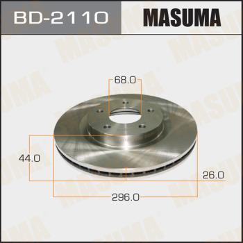 MASUMA BD-2110 - Тормозной диск autospares.lv