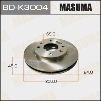 MASUMA BD-K3004 - Тормозной диск autospares.lv