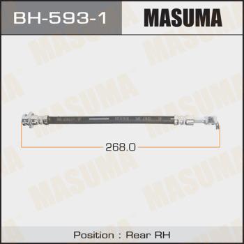 MASUMA BH-593-1 - Тормозной шланг autospares.lv