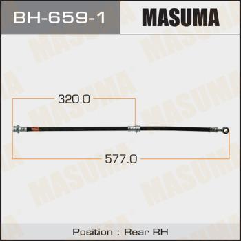 MASUMA BH-659-1 - Тормозной шланг autospares.lv