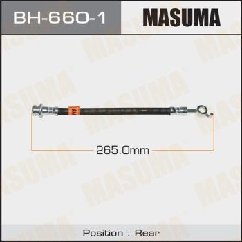 MASUMA BH-660-1 - Тормозной шланг autospares.lv