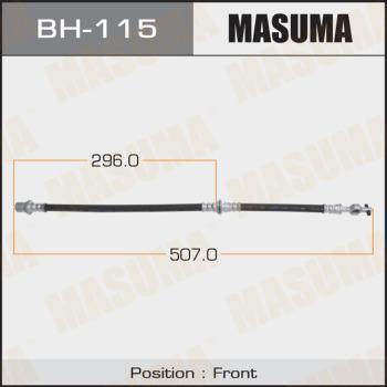 MASUMA BH-115 - Тормозной шланг autospares.lv