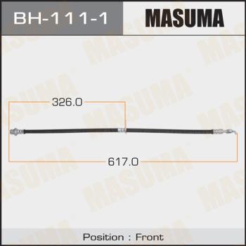 MASUMA BH-111-1 - Тормозной шланг autospares.lv