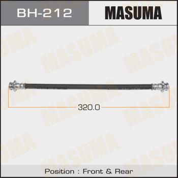 MASUMA BH-212 - Тормозной шланг autospares.lv