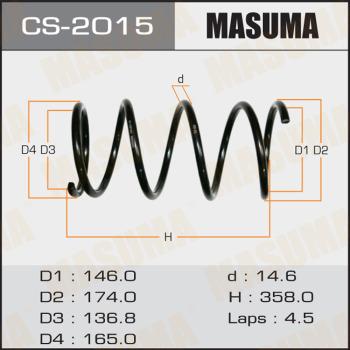 MASUMA CS-2015 - Пружина ходовой части autospares.lv
