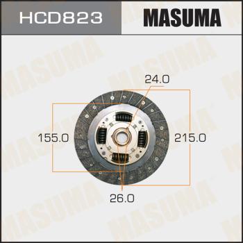 MASUMA HCD823 - Диск сцепления, фрикцион autospares.lv