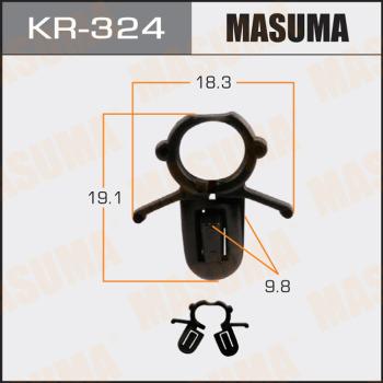 MASUMA KR324 - Зажим, клипса, молдинг autospares.lv