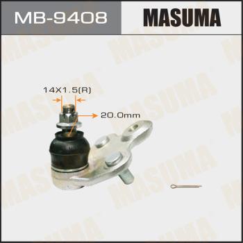 MASUMA MB9408 - Шаровая опора, несущий / направляющий шарнир autospares.lv
