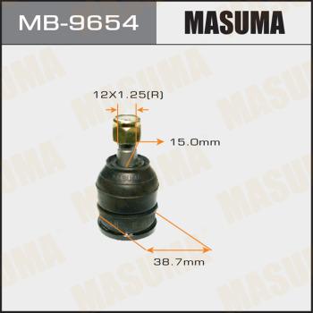 MASUMA MB-9654 - Шаровая опора, несущий / направляющий шарнир autospares.lv