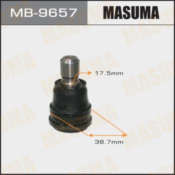 MASUMA MB-9657 - Шаровая опора, несущий / направляющий шарнир autospares.lv