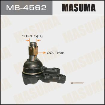 MASUMA MB-4562 - Шаровая опора, несущий / направляющий шарнир autospares.lv