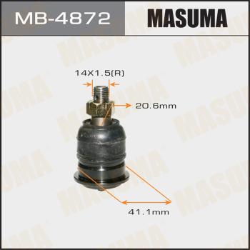 MASUMA MB-4872 - Шаровая опора, несущий / направляющий шарнир autospares.lv