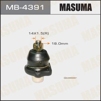 MASUMA MB-4391 - Шаровая опора, несущий / направляющий шарнир autospares.lv