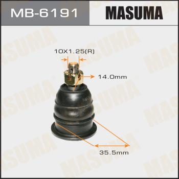 MASUMA MB-6191 - Шаровая опора, несущий / направляющий шарнир autospares.lv