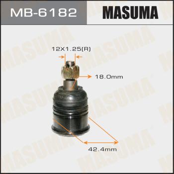 MASUMA MB-6182 - Шаровая опора, несущий / направляющий шарнир autospares.lv