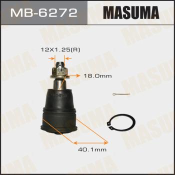 MASUMA MB-6272 - Шаровая опора, несущий / направляющий шарнир autospares.lv