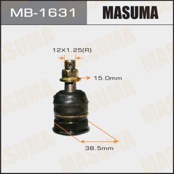 MASUMA MB-1631 - Шаровая опора, несущий / направляющий шарнир autospares.lv