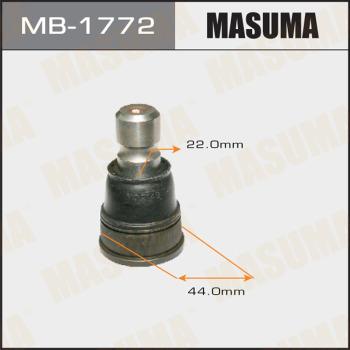 MASUMA MB-1772 - Шаровая опора, несущий / направляющий шарнир autospares.lv