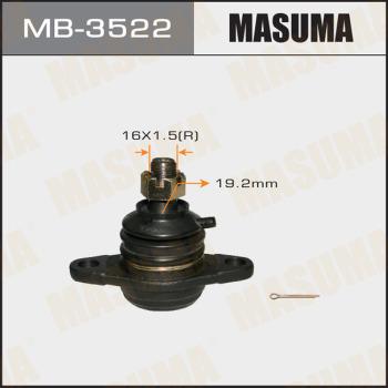 MASUMA MB-3522 - Шаровая опора, несущий / направляющий шарнир autospares.lv