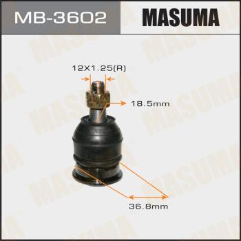 MASUMA MB-3602 - Шаровая опора, несущий / направляющий шарнир autospares.lv
