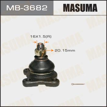 MASUMA MB-3682 - Шаровая опора, несущий / направляющий шарнир autospares.lv