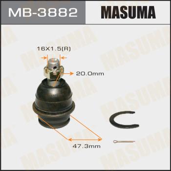 MASUMA MB-3882 - Шаровая опора, несущий / направляющий шарнир autospares.lv