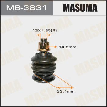 MASUMA MB-3831 - Шаровая опора, несущий / направляющий шарнир autospares.lv